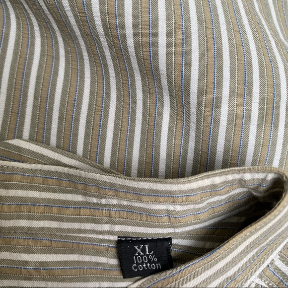 J. Peterman Mandarin Collar Button Down Shirt - Picture 15 of 15